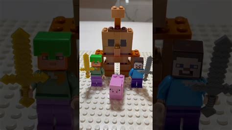 New Minecraft Copper Golem Mob Lego Minecraft Copper Golem Shorts Youtube