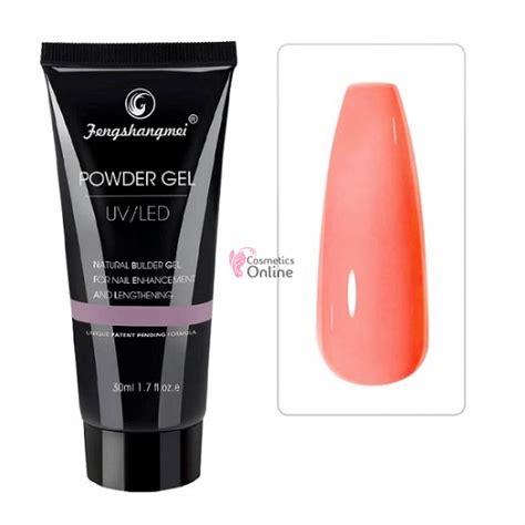 Polygel Uv Led Pentru Unghii False Fsm Natural Builder Gel Ml Orange Nude