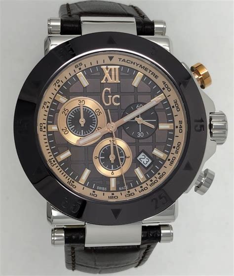 Guess Gc Sport Chic Chronograph Watch Brown Swiss Made Catawiki