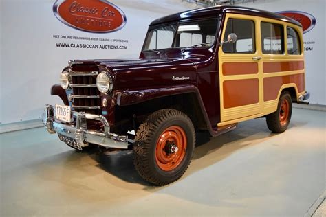 1951 Jeep Willys Overland Station Wagon Woody Look Classic Driver