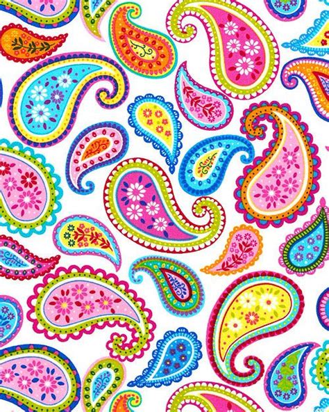 Simple Colorful Paisley Patterns