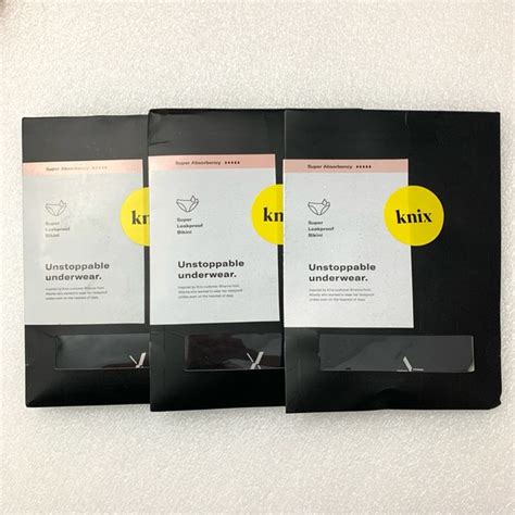 Knix Intimates Sleepwear Knix Super Leakproof Bikini Panties Pk Size M Poshmark