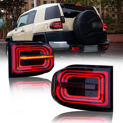 Buy Atdk Group Tail Lights For Toyota Fj Cruiser Led Drl Car