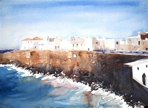 Acuarelas Luis Cámara Watercolors Asilah