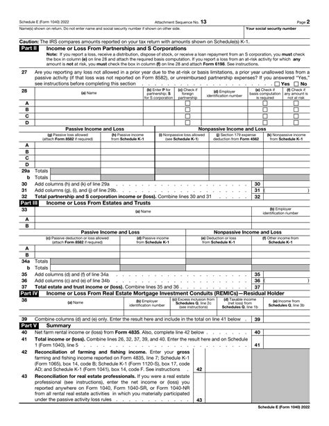 Irs Form 1040 Schedule E Download Fillable Pdf Or Fill Online