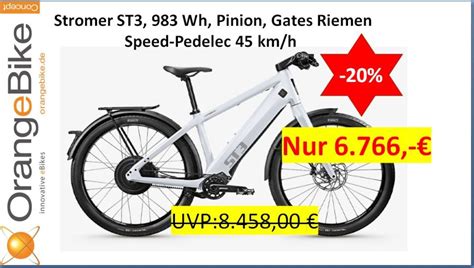 S Pedelec Stromer St3 Pinion Gates Statt Uvp 8 458 € Speed