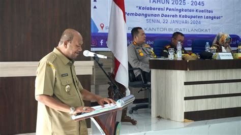 Syah Afandin Buka RKPD Dan RPJMD 2025 2045 Langkat Berikut 6 Poin