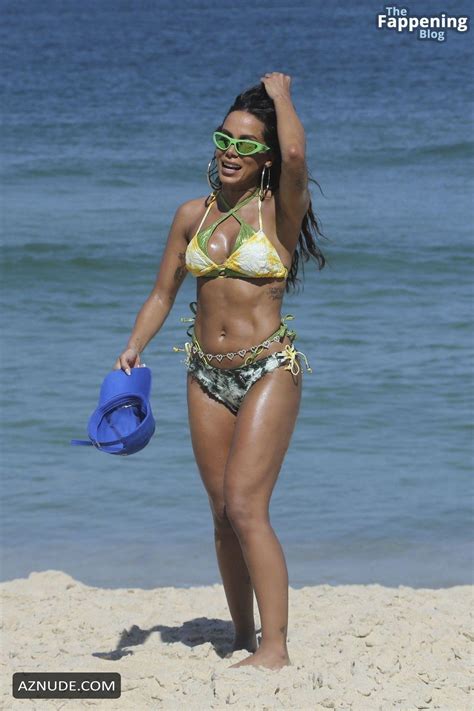 Anitta Stuns In Sexy Bikini Shoot At Grumari Beach Aznude