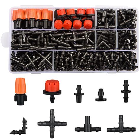 Amazon Pcs Drip Irrigation Fittings Kit For Tubing Drip