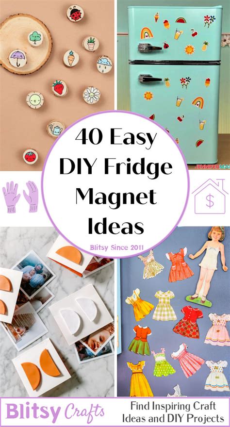 40 DIY Fridge Magnets to Personalize Your Kitchen Decor - Blitsy