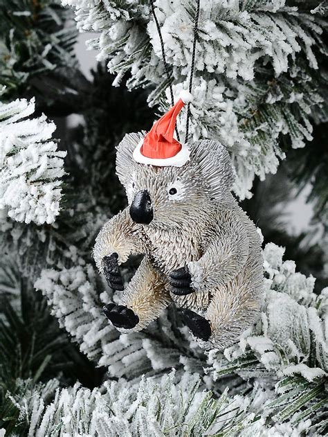 Koala Australian Native Wildlife Christmas Hanging Decoration - 80mm ...