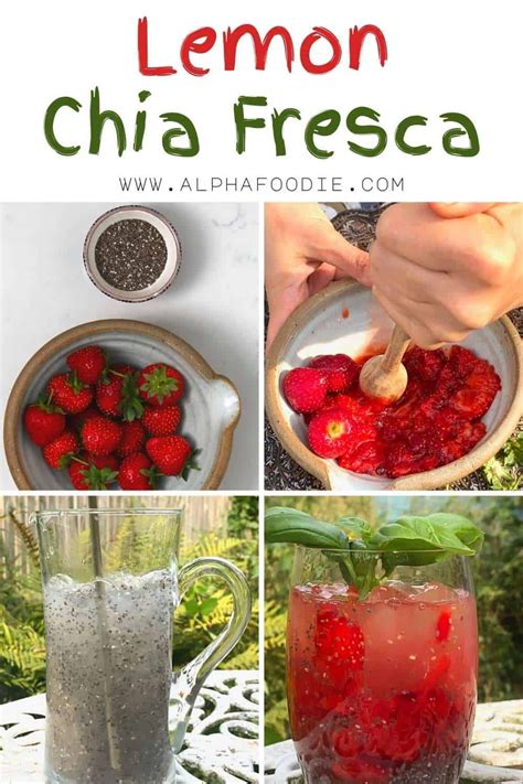 Beverage Chia Fresca