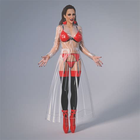 Transparent Raincoat Fashion Pvc Dress Raincoat