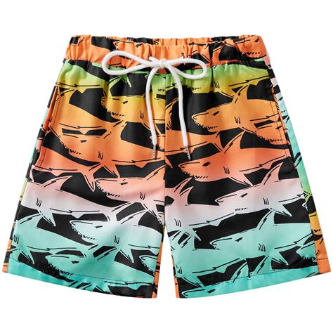 Boys Swim Trunks Compression Liner Bathing Suit Swimsuit Board Shorts