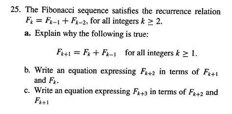 Video Solution The Fibonacci Sequence Satisfies The Recurrence