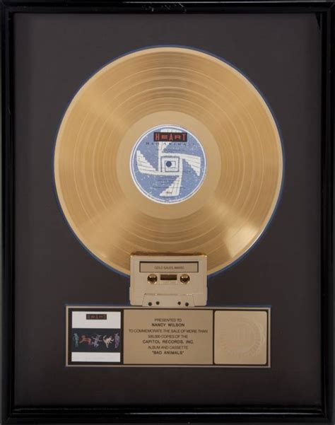 Nancy Wilson Gold Record Award