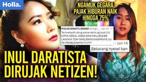 Inul Daratista Dirujak Netizen Ngamuk Gegara Pajak Hiburan Naik Hingga