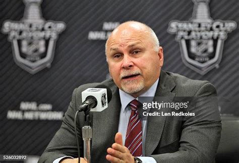 Head Coach Of The Washington Capitals Barry Trotz Speaks To The Media