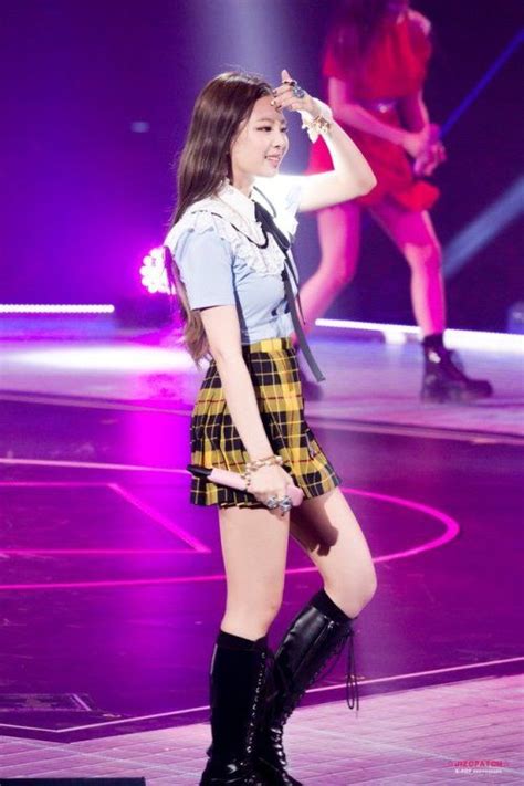 Blackpinkofficial Girls In Mini Skirts Blackpink Blackpink Jennie