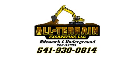 All Terrain Excavation Logo – The Sign Dude