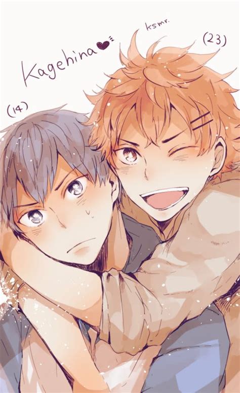 Pin On Haikyuu Kageyama X Hinata