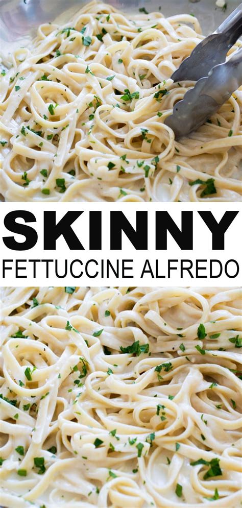 Skinny Fettuccine Alfredo Artofit