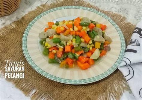 Resep Tumis Sayuran Pelangi Oleh Farida Sulthan 🇮🇩 Ig Malika02782