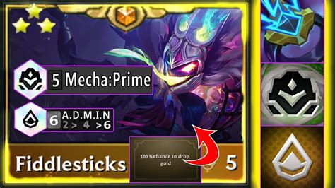 Broken Mecha Fiddle 5 Mecha Prime 6 Admin Fiddlesticks ⭐⭐⭐ 3 Star