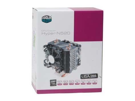 COOLER MASTER Hyper N 520 RR-920-N520-GP 92mm Sleeve CPU Cooler ...