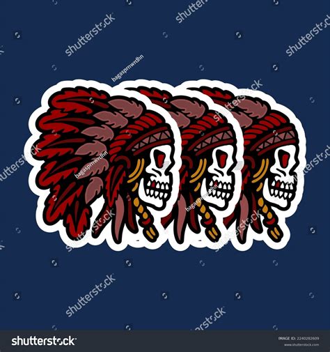 2 722 Skull Indians Logo Images Stock Photos Vectors Shutterstock