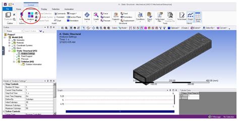 How To Setup Ansys Mechanical Project In Interactive Mode And Solve It