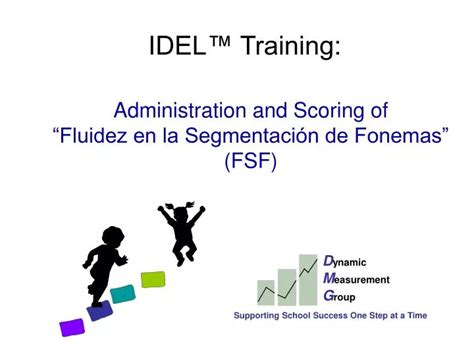 PPT Administration and Scoring of Fluidez en la Segmentaci ón de