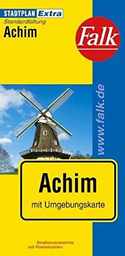 Falk Stadtplan Extra Standardfaltung Achim Amazon De B Cher