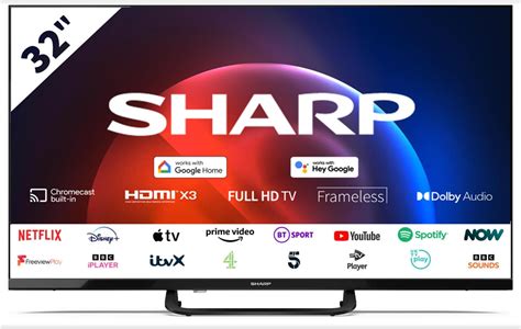 Bush Inch Smart Full Hd Hdr Led Tivo Freeview Tv Amazon Co Uk