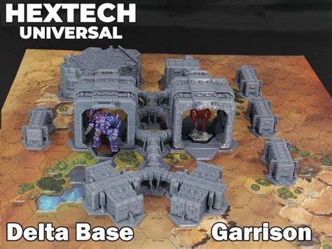 Hextech Delta Drop Base Garrison Set Battletechepic Etsy France