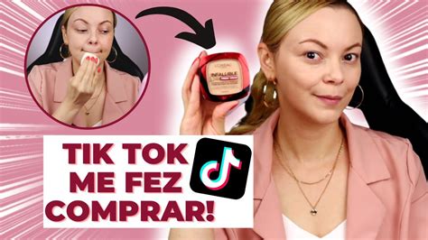 Base em Pó do Tik Tok Loréal Infallible Fresh Wear Testando Base