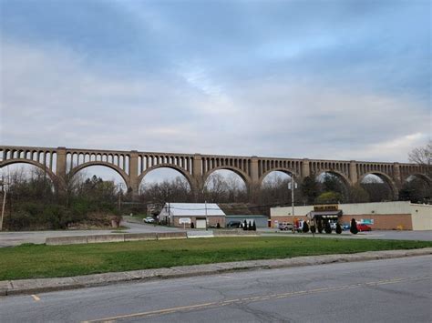 Nicholson Viaduct over Nicholson, PA Spring evening in 2024 | Model ...