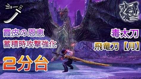 MHRise SB PCクシャルダオラ2分台で討伐する毒太刀 0243 Kushala Daora Poison Longsword