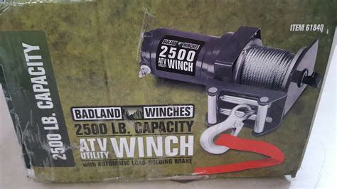 2500 Lb ATV Utility Electric Winch With Wireless Remote Control