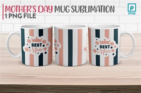 Mothers Day Mug Sublimation Best Mom Graphic By Paoreyes15 · Creative