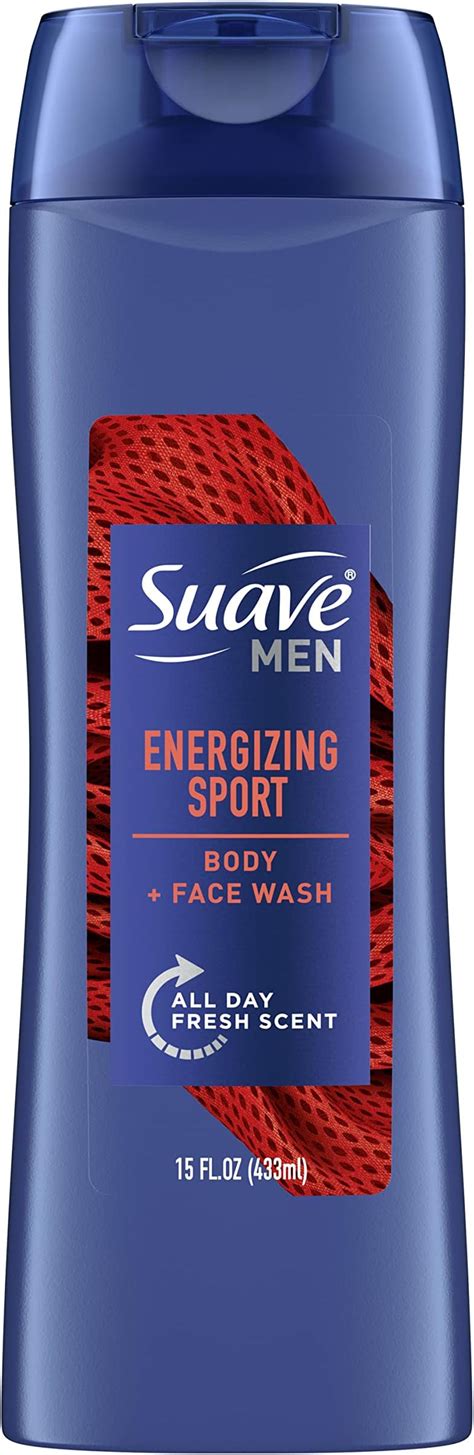 Suave Men Body Wash Refresh 15 Fl Oz Bath And Shower