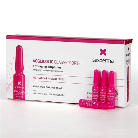 Sesderma Acglicolic Classic Forte Ampollas 10x15 Ml Farmacia Jiménez