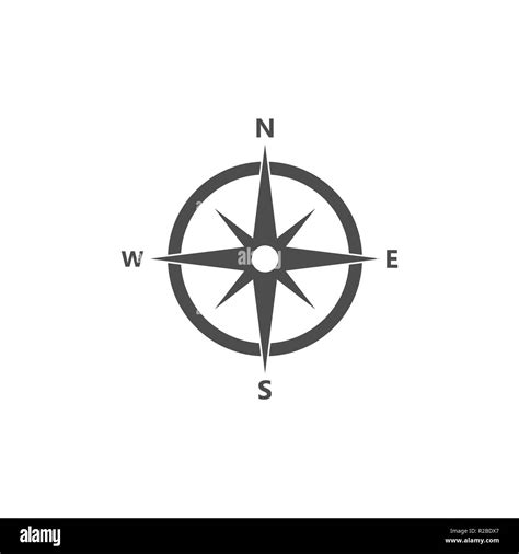 Compass, compass rose, magnetic compass navigation icon Stock Vector Image & Art - Alamy