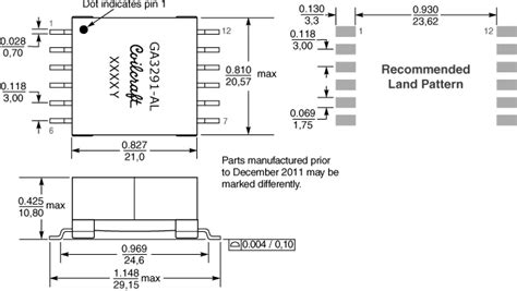 GA3291-AL Forward Converter Transformer for Akros AS1130 PoE Controller ...