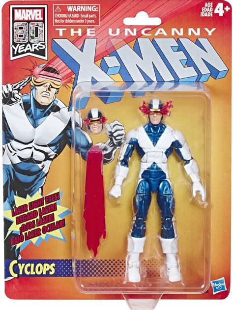 Marvel The Uncanny X Men Marvel Legends Vintage Retro Series Cyclops 6