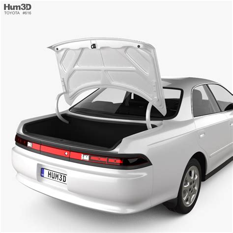 Toyota Mark II with HQ interior 1995 3D model - Download Sedan on ...