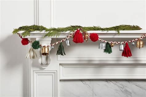 Tassel Jingle Bell Garland Mud Pie