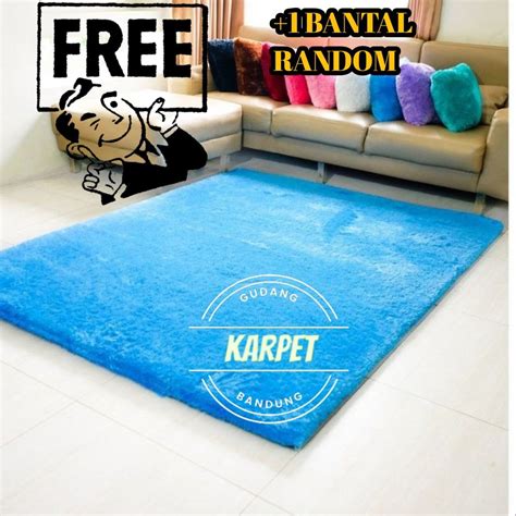 Jual Karpet Bulu Kamar Tidur X X Bonus Bantal Karpet Lantai