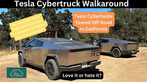 Tesla Cybertruck Exposed Off Road Testing Unleashed YouTube