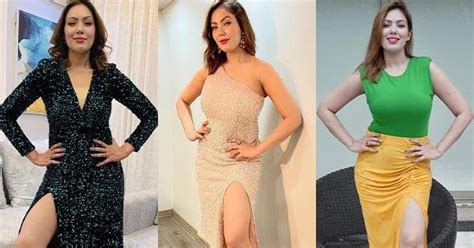 10 Hot Photos Of Munmun Dutta Aka Babita Ji In Thigh High Slit Dresses